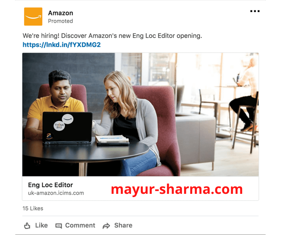 linkedin sponsored content