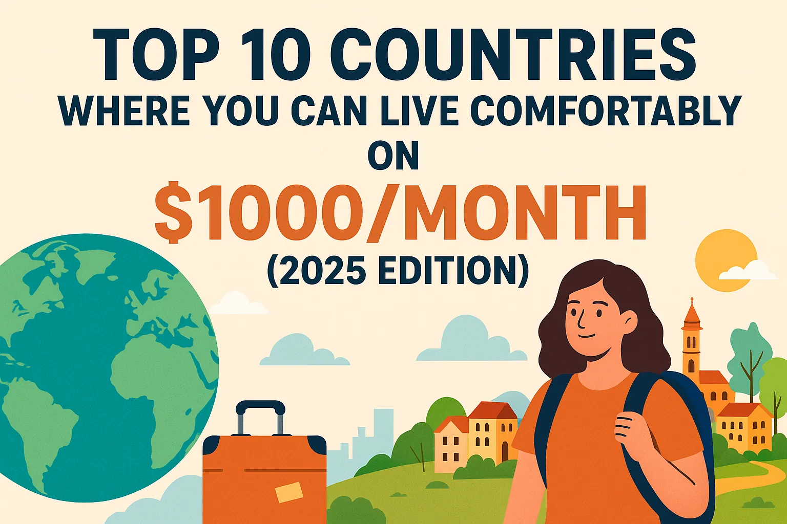 Top 10 Countries Where You Can Live Comfortably on Less Than $1000 ...