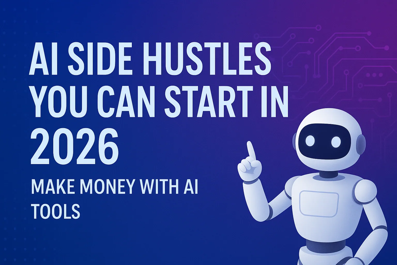 Best AI Side Hustles to Start in 2026 | Make Money with AI Tools